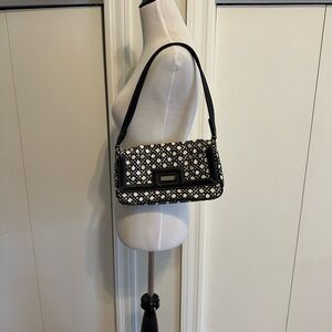 Kate Spade Black and white Patterned Shoulder Bag